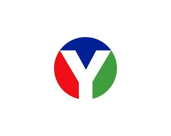 Y文字ロゴデザインベクトルテンプレート — ストックベクタ