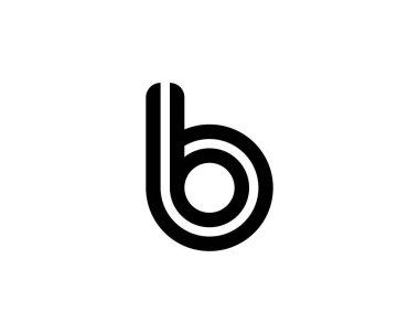 B BB Letter logo tasarım vektör şablonu