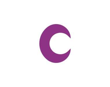 C CC Letter logo tasarım vektör şablonu
