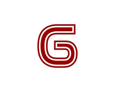G GG letter logo design vector template