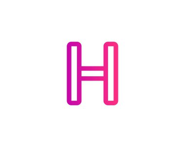 H HH letter logo design vector template