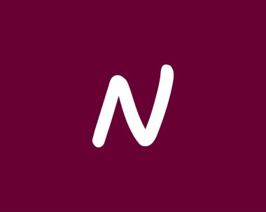 N NN letter logo design vector template