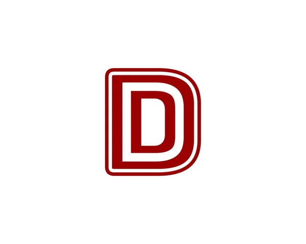 Harfi Logo Tasarım Vektör Şablonu — Stok Vektör