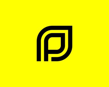 P PP letter logo design vector template