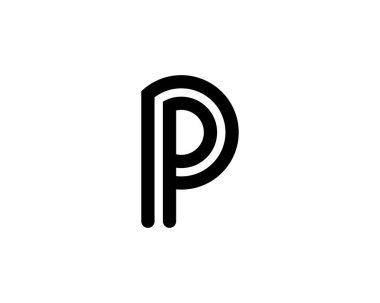 P PP letter logo design vector template