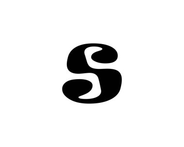 S SS letter logo design vector template