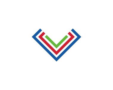 V VV letter logo design vector template