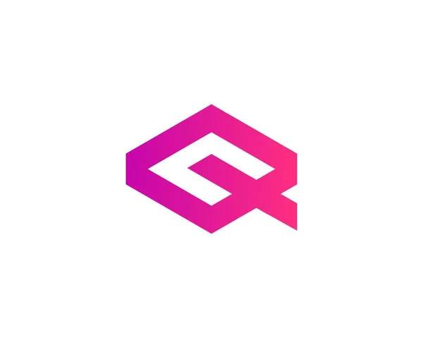 Letter Logo Design Vector Template — Stok Vektör