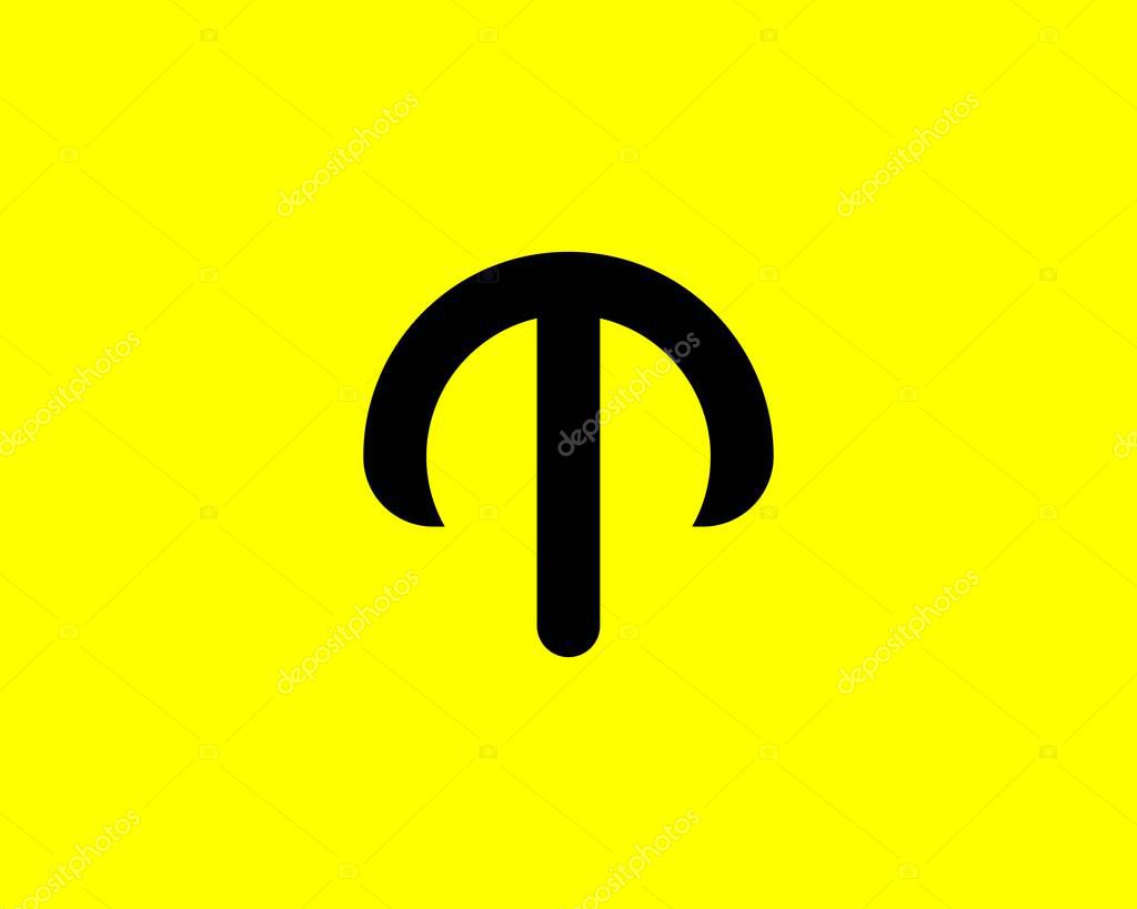 T tt letter logo design vector template