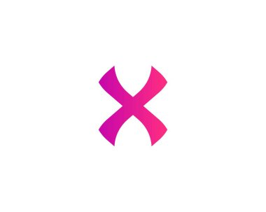 X XX letter logo design vector template