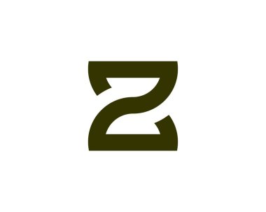 Z ZZ letter logo design vector template