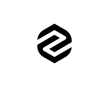Z ZZ letter logo design vector template