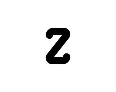 Z ZZ letter logo design vector template