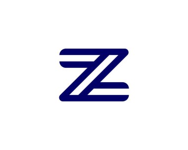 Z ZZ letter logo design vector template