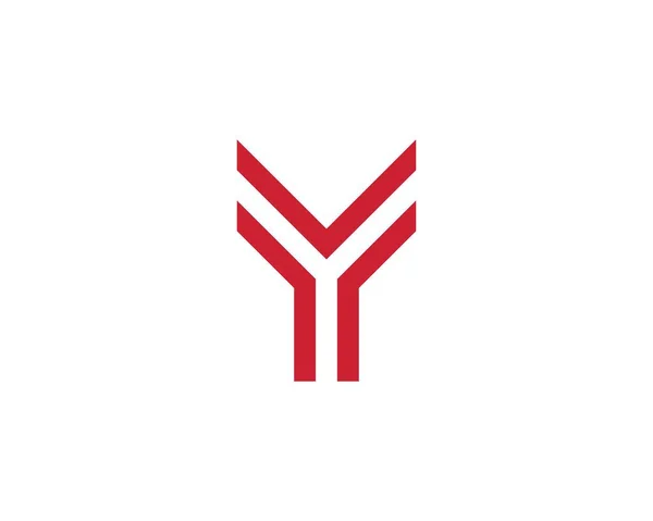 Carta Logotipo Modelo Vetor Design — Vetor de Stock