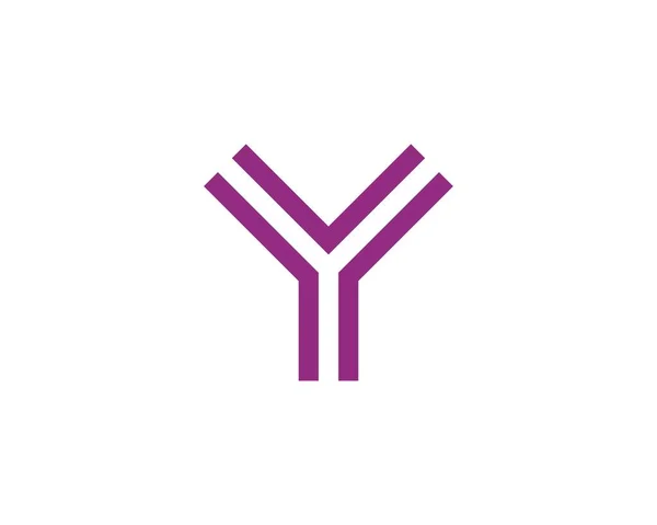 Wzór Wektora Projektu Litery Logo — Wektor stockowy