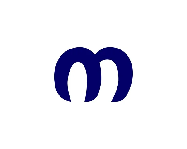 MとMmの文字のロゴデザインベクトルテンプレート — ストックベクタ