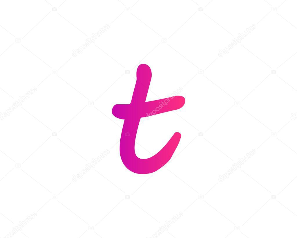 T and TT letter logo design vector template