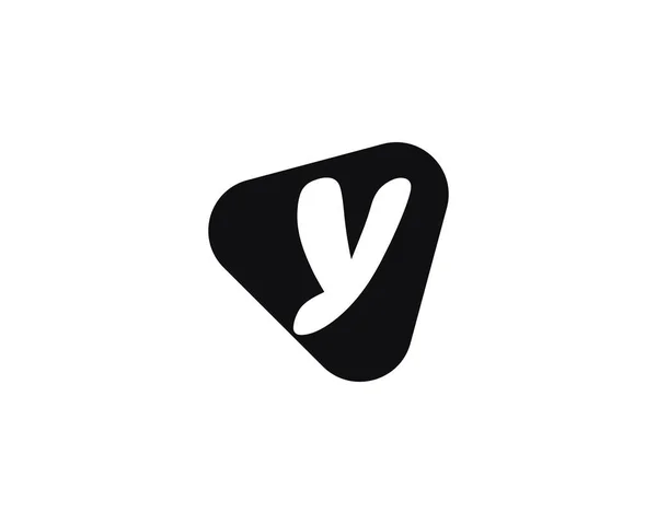 YとYの文字のロゴデザインベクトルテンプレート — ストックベクタ
