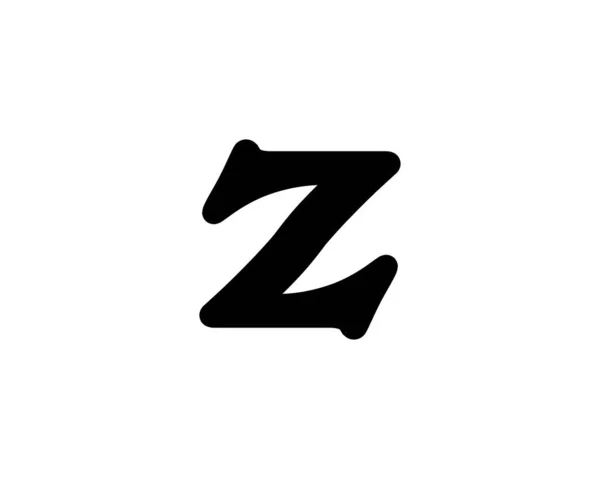 ZとZzの文字のロゴデザインベクトルテンプレート — ストックベクタ