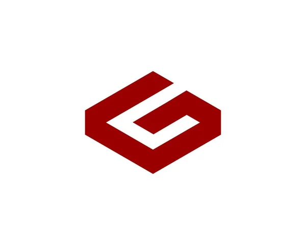 Modelo Vetor Design Logotipo Carta —  Vetores de Stock