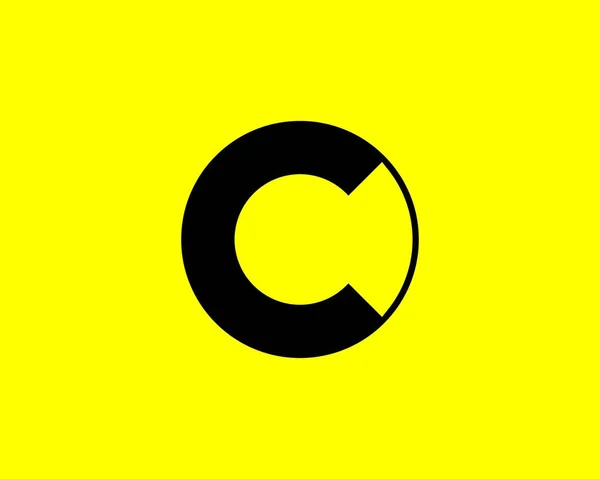 Harfi Logo Tasarım Vektör Şablonu Stok Illüstrasyon