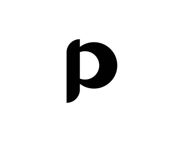 Plantilla Vector Diseño Logotipo Letra — Archivo Imágenes Vectoriales