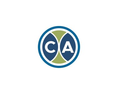CA logo tasarımı. CA