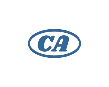 CA logo tasarımı. CA