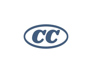 CC logo tasarımı. CC