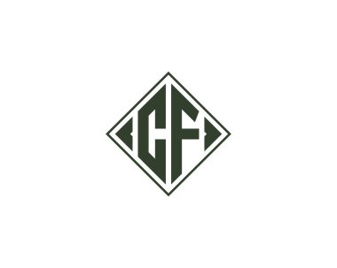 CF logo tasarımı. CF