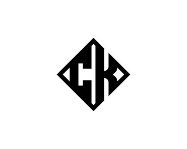 CK logo tasarımı. CK