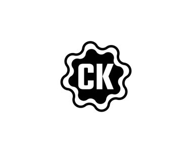 CK logo tasarımı. CK