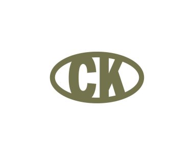CK logo tasarımı. CK