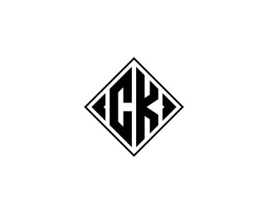 CK logo tasarımı. CK