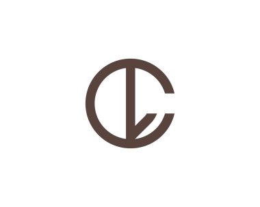 CL logo tasarımı. CL