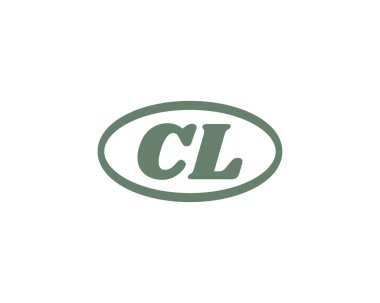 CL logo tasarımı. CL