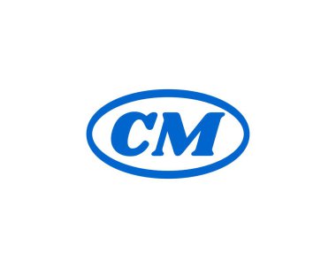 CM logo tasarımı. CM