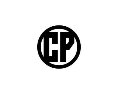 CP logo tasarımı. CP