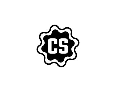 CS logo tasarımı. CS