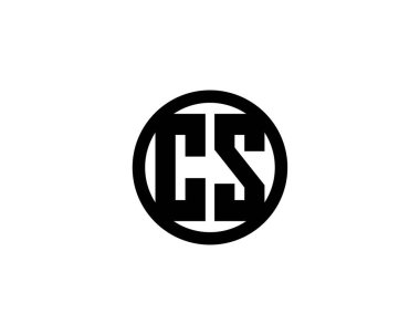 CS logo tasarımı. CS