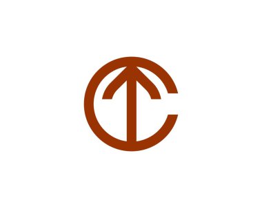 CT logo tasarımı. Tomografi