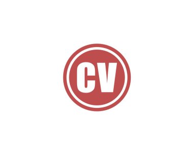 CV logo tasarımı. Özgeçmiş