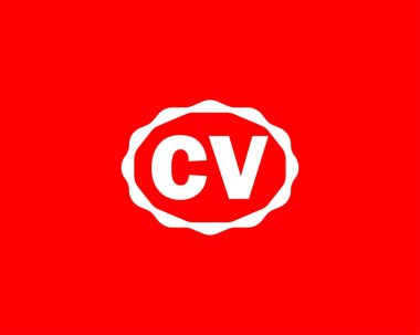 CV logo tasarımı. Özgeçmiş