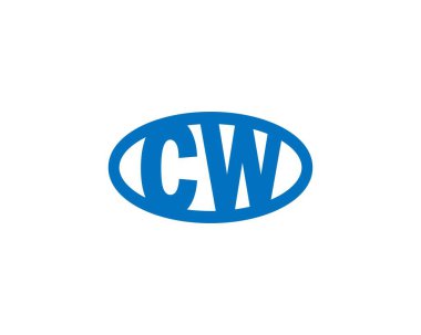 CW logo tasarımı. CW
