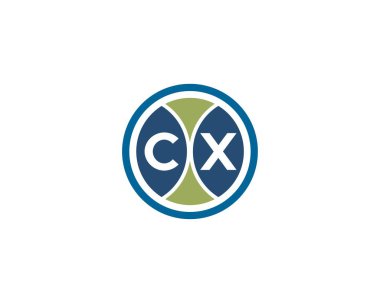 CX logo tasarımı. CX