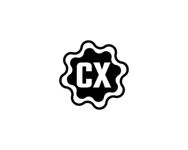 CX logo tasarımı. CX