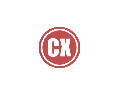 CX logo tasarımı. CX