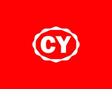CY logo tasarımı. CY