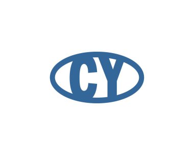CY logo tasarımı. CY